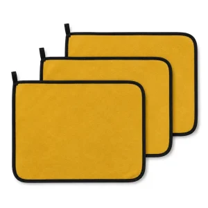 Professional Grade Microfiber Auto Detailing Cloth for Windshield Polish and Window Glass Cleaning Towel