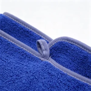 Professional Microfiber Quick Dry Eco Friendly High Low Pile Detailing Towel Edgeless Scratch Free Dual Layer Car Drying Cloth