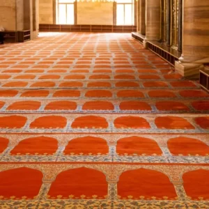 Professional Mosque Carpet Roll Customized Prayer Carpet Wall to Wall Mosque Carpet for Masjid Flooring