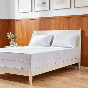 Professional OEM Supplier Breathable Fully Zippered Waterproof Mattress Encasement with Velcro