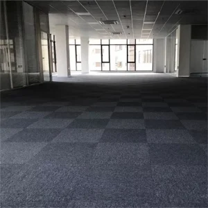 Professional Office Carpet Loop Pile Square Modular Flooring Soundproof Fire Resistant