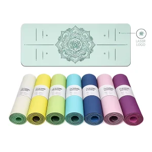 Professional PU Yoga Mat Anti Slip 4.5mm Thick Shock Absorbing Sports Dance Fitness Mat 6kg Factory Customized
