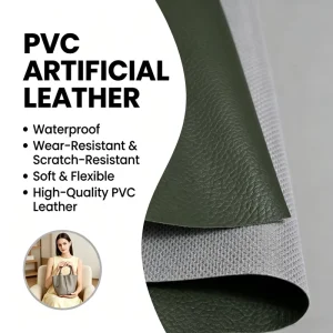 Professional Supplier Artificial Pvc Synthetic Leather Mildewproof Bag Tote Use