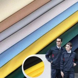 Professional Textiles Multicolor Solid 100% Polyester Work Clothes Fabric Gabardine Fabric