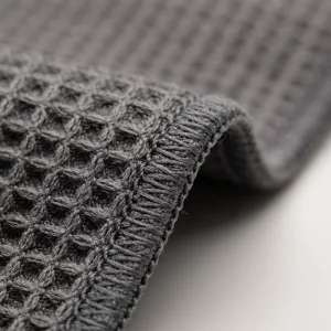 Professional Ultra Soft Streak Free 300gsm Durable Reusable Window Glass Cleaning Cloth Microfiber Waffle Weave Car Wash Towel