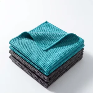 Professional Waffle Weave Microfiber Car Wash Towel Super Absorbent Streak Free Car Drying Towel for Window Glass Cleaning Cloth