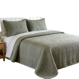 Project Supplier Vintage Feel 90gsm Hypoallergenic Bedding Luxury Hotel Quality Quilt Set OEKO-TEX Certified Global Source