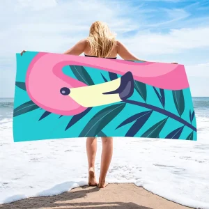Promotion Printed Microfiber Luxury Modern Beach Towel 70x140cm Everyday Use Quick Drying Bath Towel