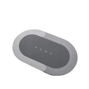 Promotional Quick Dry Non Slip Absorption Kitchen Floor Mat Modern Solid Design Polyester Bath Mats