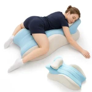 Prone Reading Pillow Memory Foam Bed Lounging Support Pillow for Phone Use with Removable Cover OEM