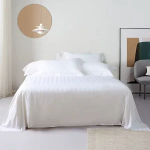 Pure Bamboo Bedding Set High Quality Natural Soft Solid Pattern OEKO TEX Certified 300tc Thread Count Customizable Colors Sizes