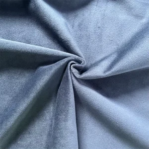 Pure Color Plain Holland Velvet Upholstery 100% Polyester Tricot Brushed Fabric for Sofa