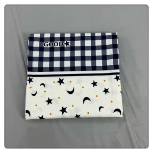 Pure Cotton Combed Eco-Friendly Woven America Flag Printed Fat Quarter Cotton Fabric Plain Weft Medium Weight Bedding Home