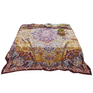 Pure Cotton Jacquard Gauze Towel Blanket Adult Children Household Soft Cover Air Conditioning Sofa Blanket Plants Flowers