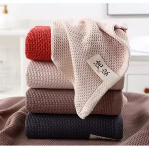 Pure Cotton Plain Colored Towels From Manufacturers Absorbent Breathable Soft