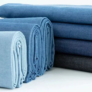 Pure Cotton Washed Denim Fabric Thickened Pants Jacket Shirt Apron Clothing Summer DIY Thin Fabric