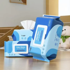 Pure Natural Biodegradable Bamboo Baby Wipes Alcohol Free Fragrance Free Pure Water Baby Cleaning Wet Tissues