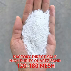 Pure White Industrial Grade Quartz Sand Customize Various Specifications Mesh 99.99% Purity For Chemical Glass