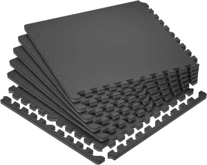Puzzle Exercise Mat Gym Fitness Anti-Slip EPDM Puzzle Rubber Floor Mat 100*100cm