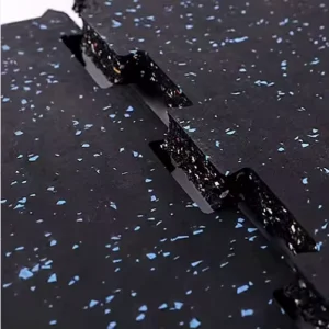Puzzle Exercise Mat Rubber Interlocking Floor Tiles for Workout Gym Flooring