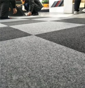 Pvc Carpet Tiles Using Office