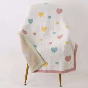 Quality Assurance OEM ODM Custom Insta Worthy 30*40 Knitted Throw Blanket for Indoor Sofa Bed
