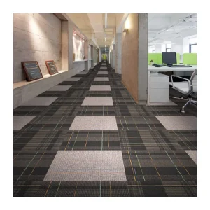 Quality Commercial Carpet Tile Nylon Modern Design with PVC Backing Non Slip Carpet Tiles Flooring for Office