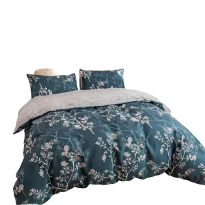 Queen Bed Sheet Set 4pcs Bedding Sheets & Pillowcases Soft Microfiber