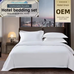 Queen Bed Sheet Set Hotel Linen Luxury 1800 Bedding Duvet Cover King Size White 400 Thread Count Bedsheet