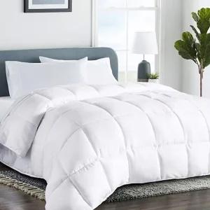 Queen Cooling Comforter Down Alternative Quilted Duvet Insert with Corner Tabs All Season Luxury Soft Hotel Comforter