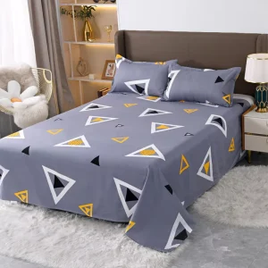 Queen King Size Printed 100% Polyester Microfiber 3pcs 4pcs Bedsheet Duvet Cover Bedding Sets