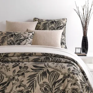 Queen Luxury French Flax Linen Duvet Cover Pillow Cover Set Custom Printed Linen Bedding Skin Friendly High Quality Home Use