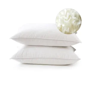 Queen Size 20×30 Hotel Fluffy Sleeping Pillow Inserts White Down Feather Alternative Soft Support Bed Pillows for Bedroom Rest