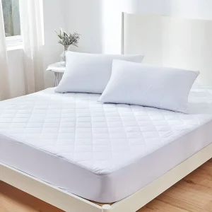Queen Size 9-14″ Deep Pocket Fitted Quilted Mattress Pad Mattress Protector for Hotel Bedding Hotel Bedlinen