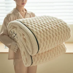 Queen Size Bed Sheets 150*200 Home based Travel Gifts Portable Blanket Luxury Soft Warm Fleece Sleeping Bed Blanket