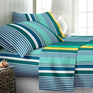 Queen Size Bed Sheets Set Luxury Hotel Sheet Set Skin Friendly Set of Sheets
