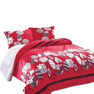 Queen Size Pattern Cotton Printed Bed Sheet Patchwork Soft and Comfortable Quilts Bed Quilted Throw with 2 Pillow Shams