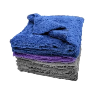 Quick Dry 500gsm Microfiber Coral Fleece Car Towels Plush Edgeless Cloth Cleaning Wash Buffing Polishing Towels