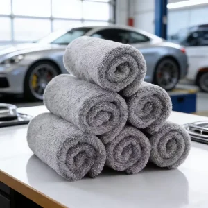 Quick Dry Coral Fleece Car Towels Super Soft Absorbent Cloths for Vehicle Washing and Interior Cleaning