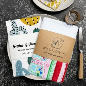 Quick Dry Custom Kitchen Towels Tea Towel Ideal for High Humidity Environments and Fast Cleanup