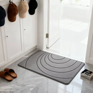 Quick Dry Diatomite Stone Bath Mat with Non Slip Surface for Bathroom Use