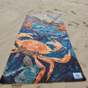 Quick Dry Double Sided Antimicrobial Eco Friendly Travel Beach Towel Sand Free Customized Popular Pattern