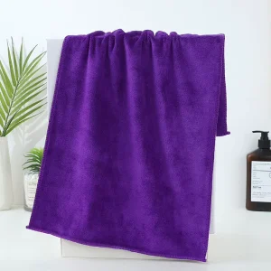 Quick Dry Hair Drying Microfiber Towel Knitted Polyester Hair Drying Towel for Home Use