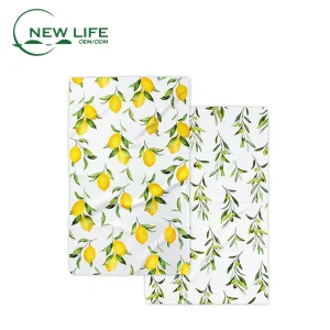 Quick Dry Kitchen Towel Large Size Waffle Fabric Glass Drying Kitchen Cleaning Microfiber Waffle Towel for Cleaning Kitchen