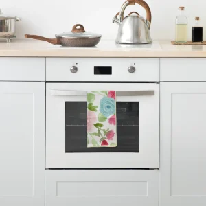 Quick Dry Microfiber Kitchen Towel Reusable Custom Design Dish Tea Towel for Modern Kitchen