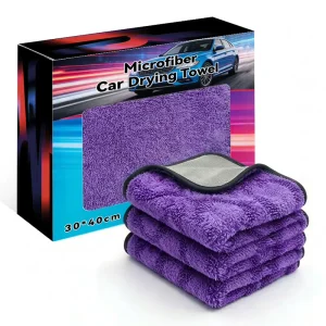 Quick Dry Microfiber Towels Twisted Loop Cloth Car Care Clean Towel for Car Wash Drying Dual Car Drying Towels