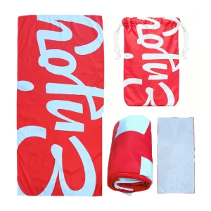 Quick Dry Oversized Beach Towel Custom Lightweight Super Absorbent Large Sand Free Microfiber Beach Towels for Adults