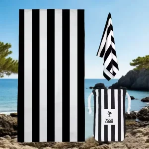 Quick Dry Oversized Sports Towel Custom Lightweight Super Absorbent Large Sand Free Eco Friendly Microfiber Beach Towels