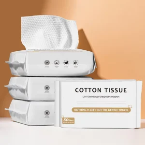 Quick Dry and Compressed Biodegradable Large Disposable Face Towels Soft Clean Cotton Tissues for Salon Use