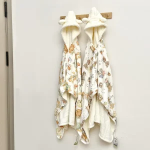 Quick Drying Absorbent Polyester 80x120cm Baby & Children’s Hooded Cape Bath Towel